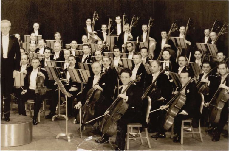 Philadelphia Orchestra photo from 1935