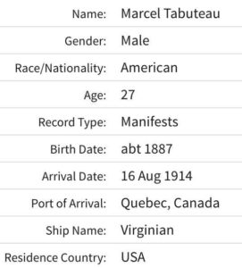 1914 Aug 16 Ship log