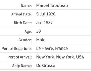 1926-July-5 ship log