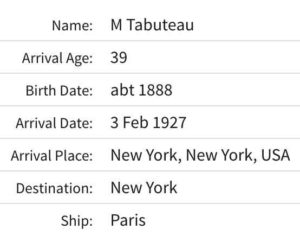 1927 Feb 3 ship log