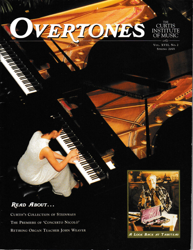 The Influence of Marcel Tabuteau - Overtones 2003 Cover