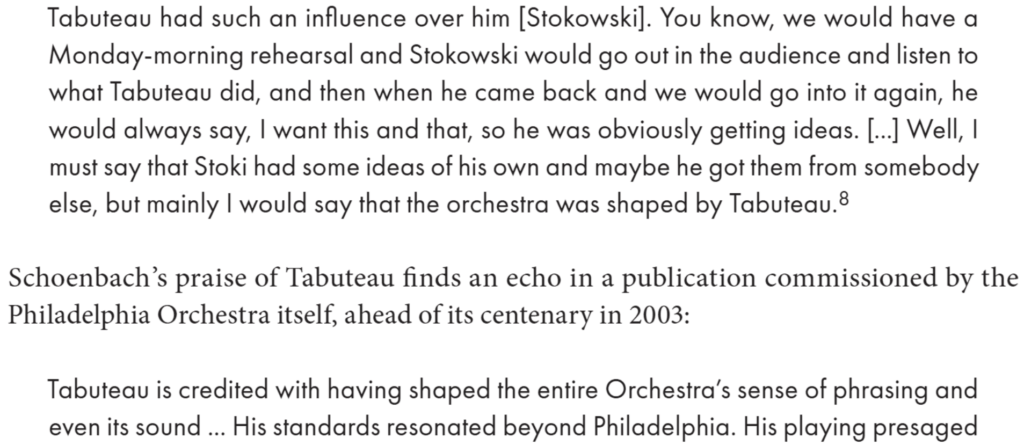 Exner_ Tabuteau, Tondre, Tradition