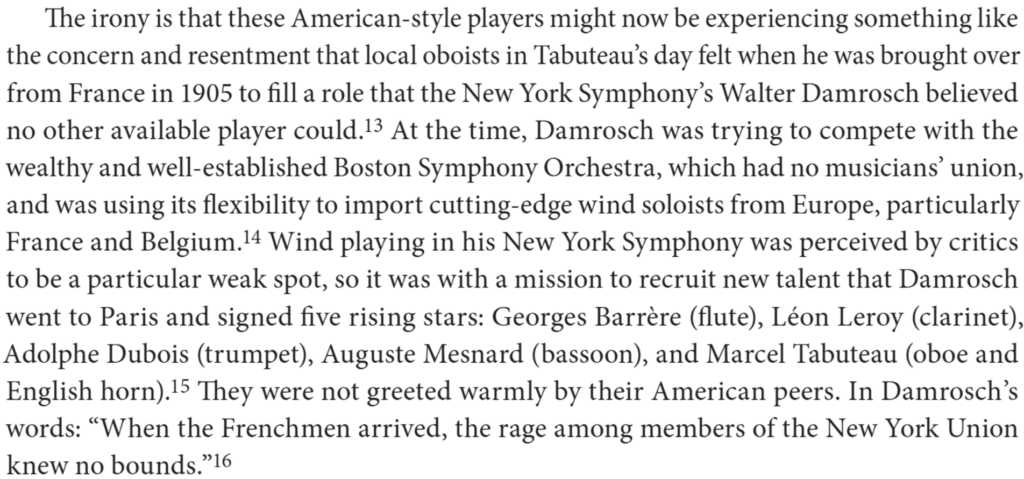 Exner_ Tabuteau, Tondre, Tradition