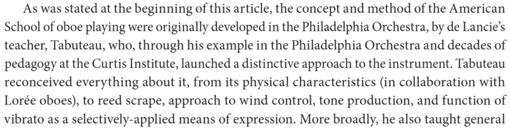 Exner_ Tabuteau, Tondre, Tradition