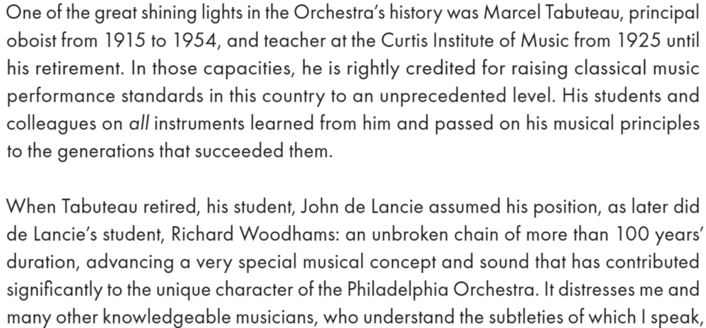 Exner_ Tabuteau, Tondre, Tradition