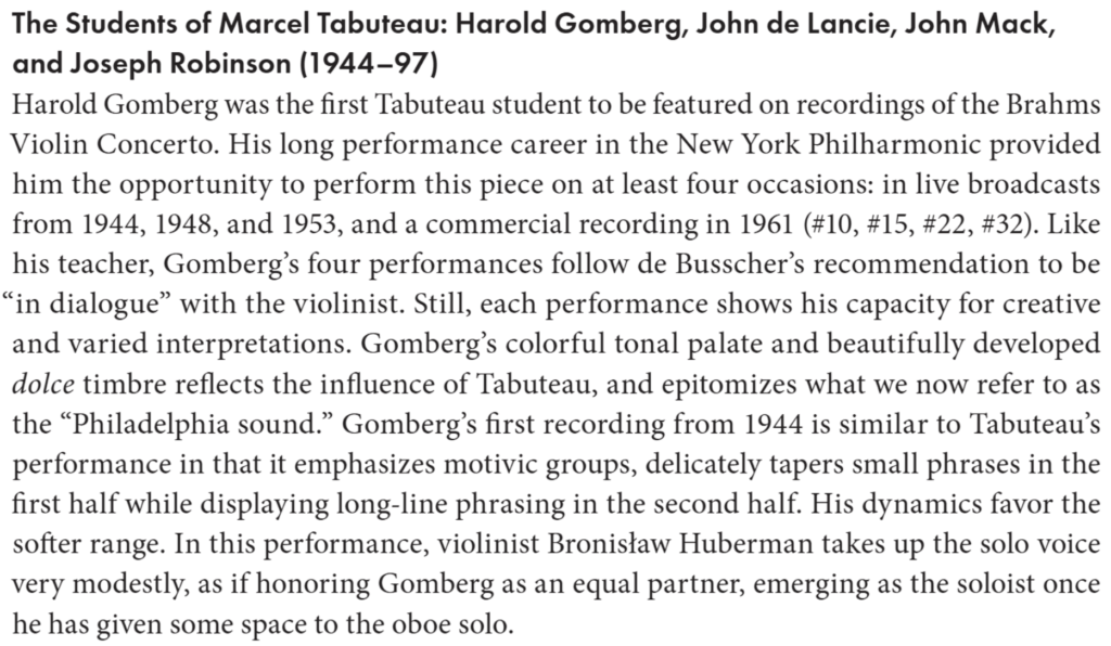 Woodard Article on Brahms Violin Concerto