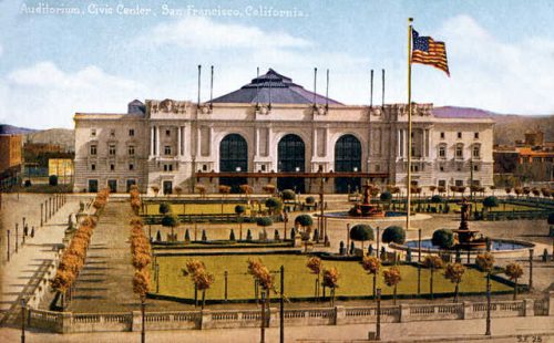 San Francisco Civic Auditorium of the Panama-Pacific International Exposition.