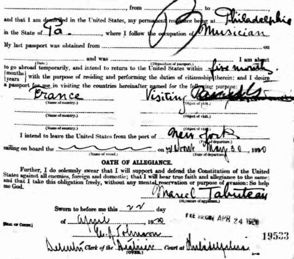 Form for Naturalized Citizen
