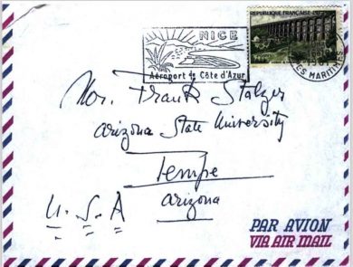 Correspondence > Frank Stalzer