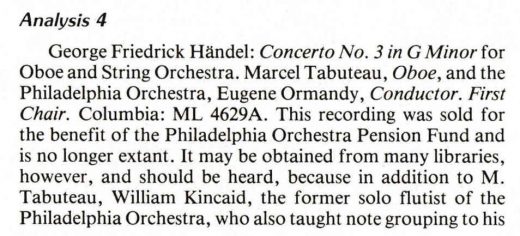 Handel. Oboe Concerto 1