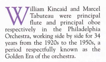 The Phrasing Styles of Kincaid and Tabuteau