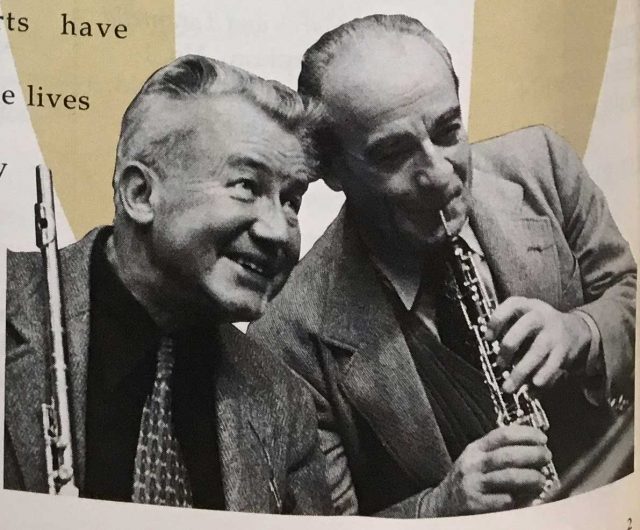 Tabuteau with William Kincaid in Symphony Magazine, 1942