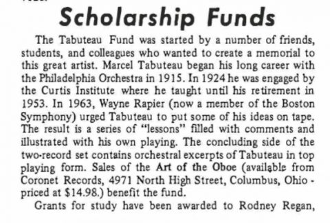 Scholarship Funds